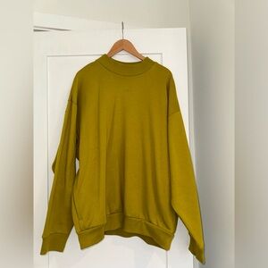 Mustard Adidas Basketball Crew Neck